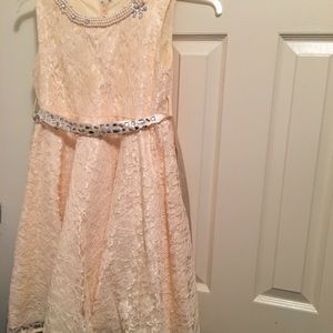 High low lace dress